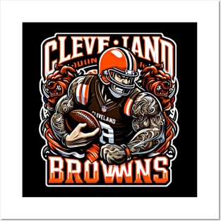 Cleveland Browns Tattoo Posters and Art